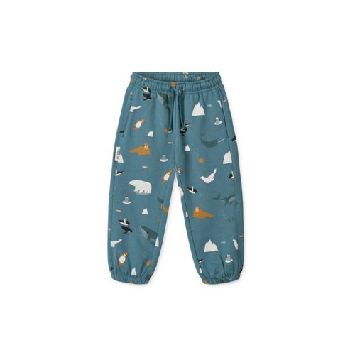 Liewood Arlo Printed Sweatpants | Jogginghose für Kinder | Artic Sea / Ocean View