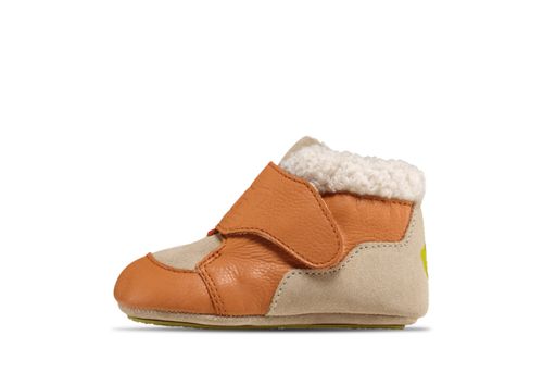 Affenzahn Krabbelschuh Leder Growy | Lauflernschuh für Kinder | Katze