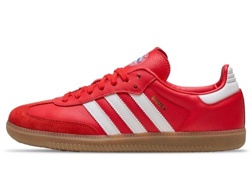 Adidas Samba FC Bayern München | Sneaker für Unisex | Red / Cloud White / Red