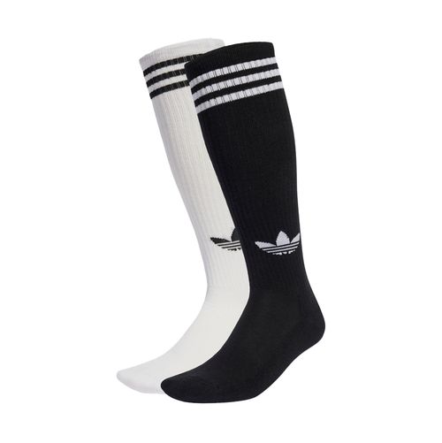 Adidas 3-Stripes Knee Socks 2-Pack | Socken für Unisex | White / Black