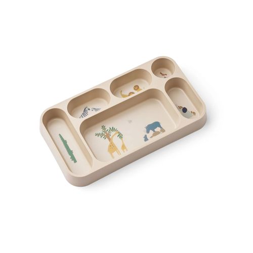 Liewood Mosu Trennteller | Accessoires Kinder für Kinder | All Together / Sandy