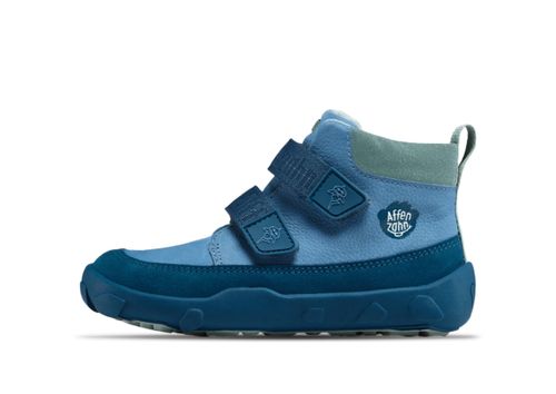 Affenzahn Übergangsschuh Leder Friendy | Stiefel für Kinder | Hai