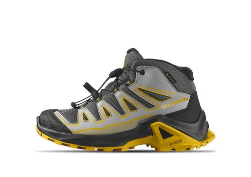 Salomon X Ultra Mid GTX | Wanderschuhe für Kinder | Castlerock / Black / Spicy Mustard