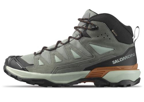 Salomon X Ultra 360 Leather Mid GTX | Wanderschuhe für Herren | Wrought Iron / Sedona Sage / Sierra