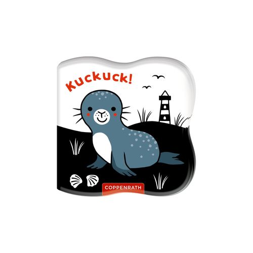 Coppenrath Babys Kontrast-Zauber-Badebuch: Kuckuck! | Bücher für Kinder | Mehrfarbig