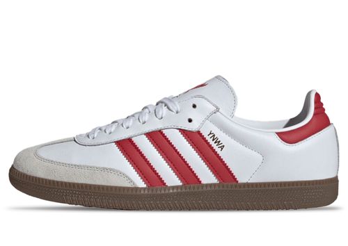 Adidas Samba FC Liverpool | Sneaker für Unisex | Cloud White / Strawberry Red / Gum