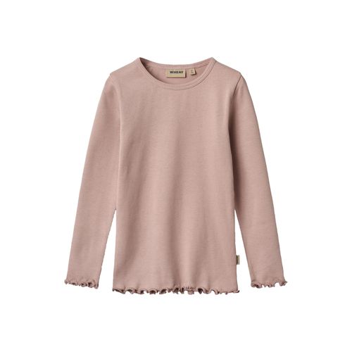 Wheat Rippen Longsleeve | Longsleeves für Kinder | Rose Powder