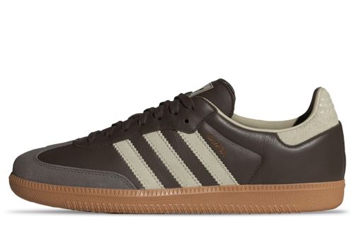 Adidas Samba OG | Sneaker für Unisex | Brown / Putty Grey / Gold Metallic