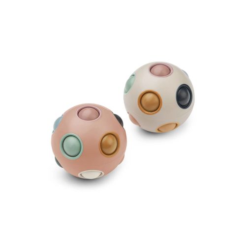 Liewood Solene Puzzleball 2-Pack | Spielsachen für Kinder | Pale Tuscany / Multi Mix