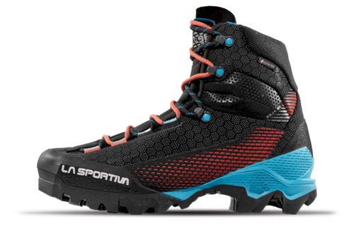 La Sportiva Aequilibrium ST GTX | Wanderschuhe für Damen | Black / Hibiscus