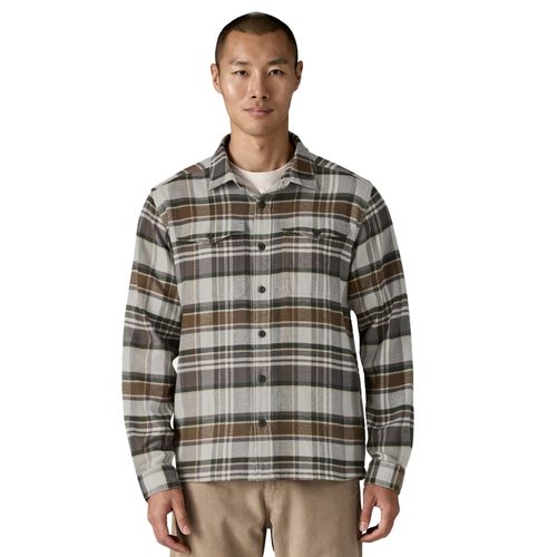 Patagonia Fjord Flannel Shirt | Hemden für Herren | Blizzard: Salt Grey
