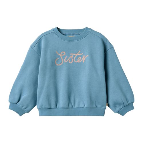Wheat Sweatshirt Eliza | Pullover für Kinder | Winter Blue