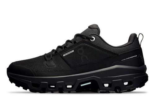 On Running Cloudrock Low Waterproof | Wanderschuhe für Damen | Black / Black