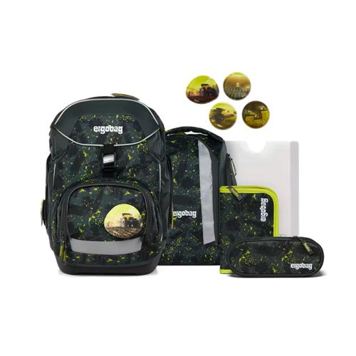 Ergobag PACK Schulrucksack-Set | Schulranzen für Kinder | Mähdreschbär