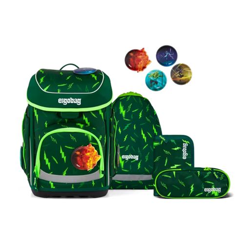 Ergobag CUBO Schulranzen-Set | Schulranzen für Kinder | Bärtastisch