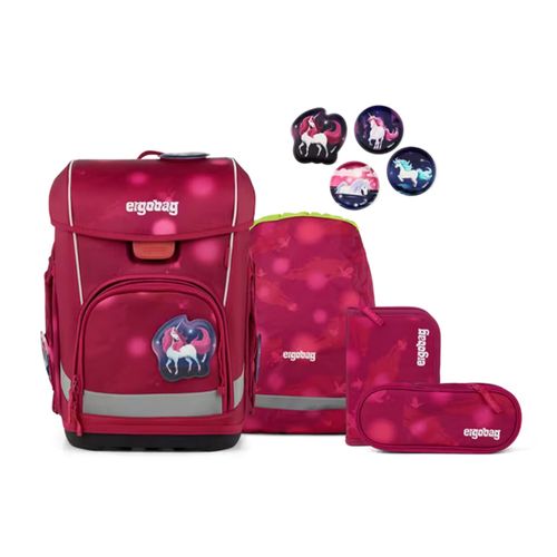 Ergobag CUBO LIGHT Schulranzen-Set | Schulranzen für Kinder | Mondzaubär