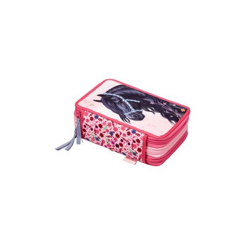 Coppenrath 3-fach Federmäppchen | Mäppchen für Kinder | Pferdefreunde