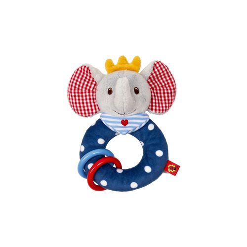 Coppenrath Ringrassel mit Klapperringen Elefant | Spielsachen für Kinder | Blau