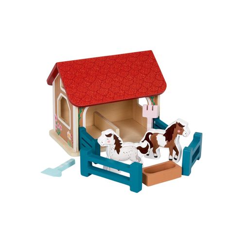 Coppenrath Ponystall Spielset - Mein kleiner Ponyhof | Spielsachen für Kinder | Mehrfarbig