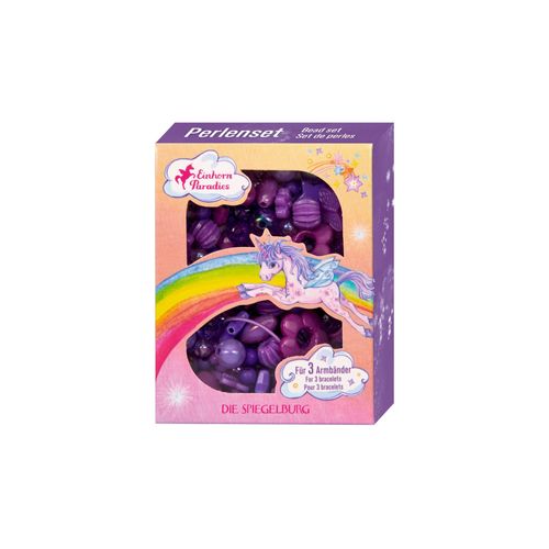 Coppenrath Perlenset Lila - Einhorn Paradies | Accessoires Kinder für Kinder | Lila