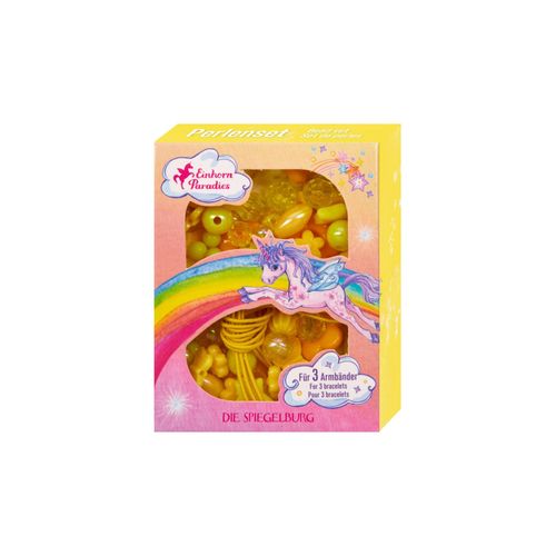 Coppenrath Perlenset Gelb - Einhorn Paradies | Accessoires Kinder für Kinder | Gelb