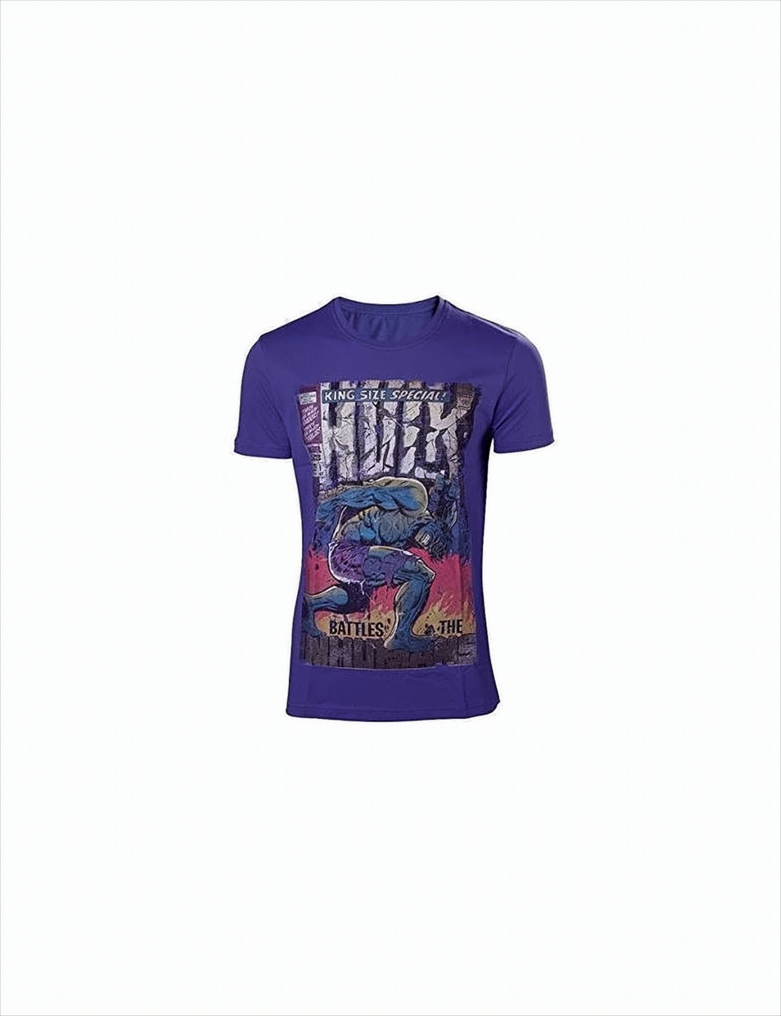 Marvel Herren King Size Hulk Special T-Shirt, Violett S