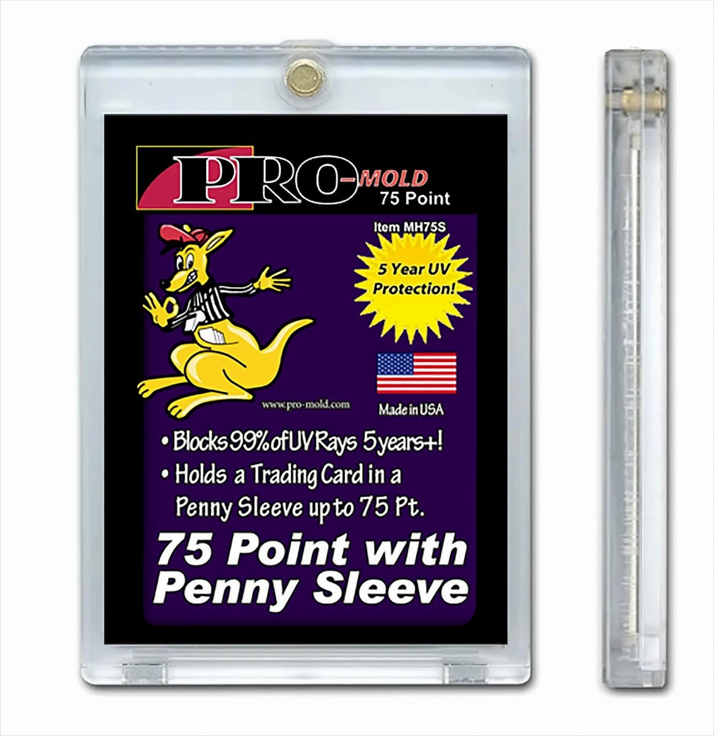 BCW PRO-MOLD Sleeved Magnetic Card Holder 75pt