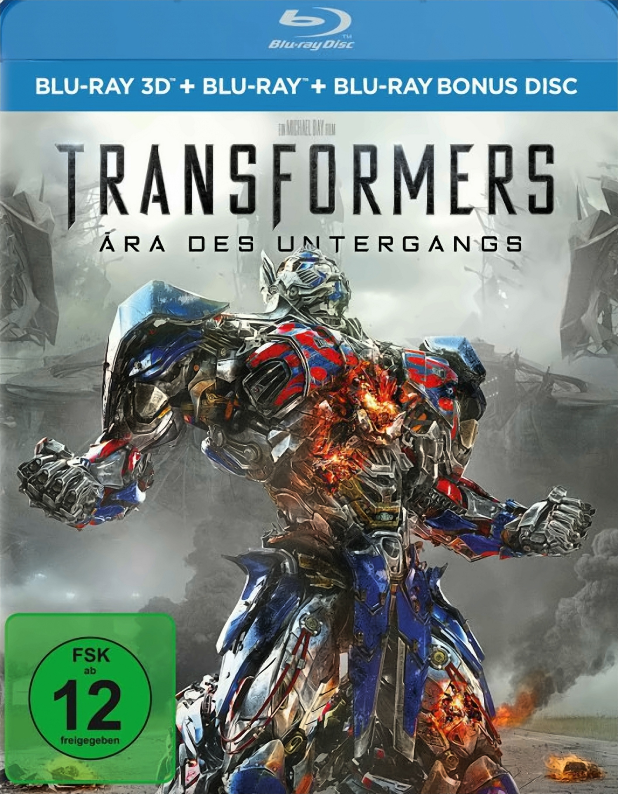 Transformers: Ära des Untergangs (Blu-ray 3D, + Blu-Ray 2D, + Blu-Ray Bonus Disc)