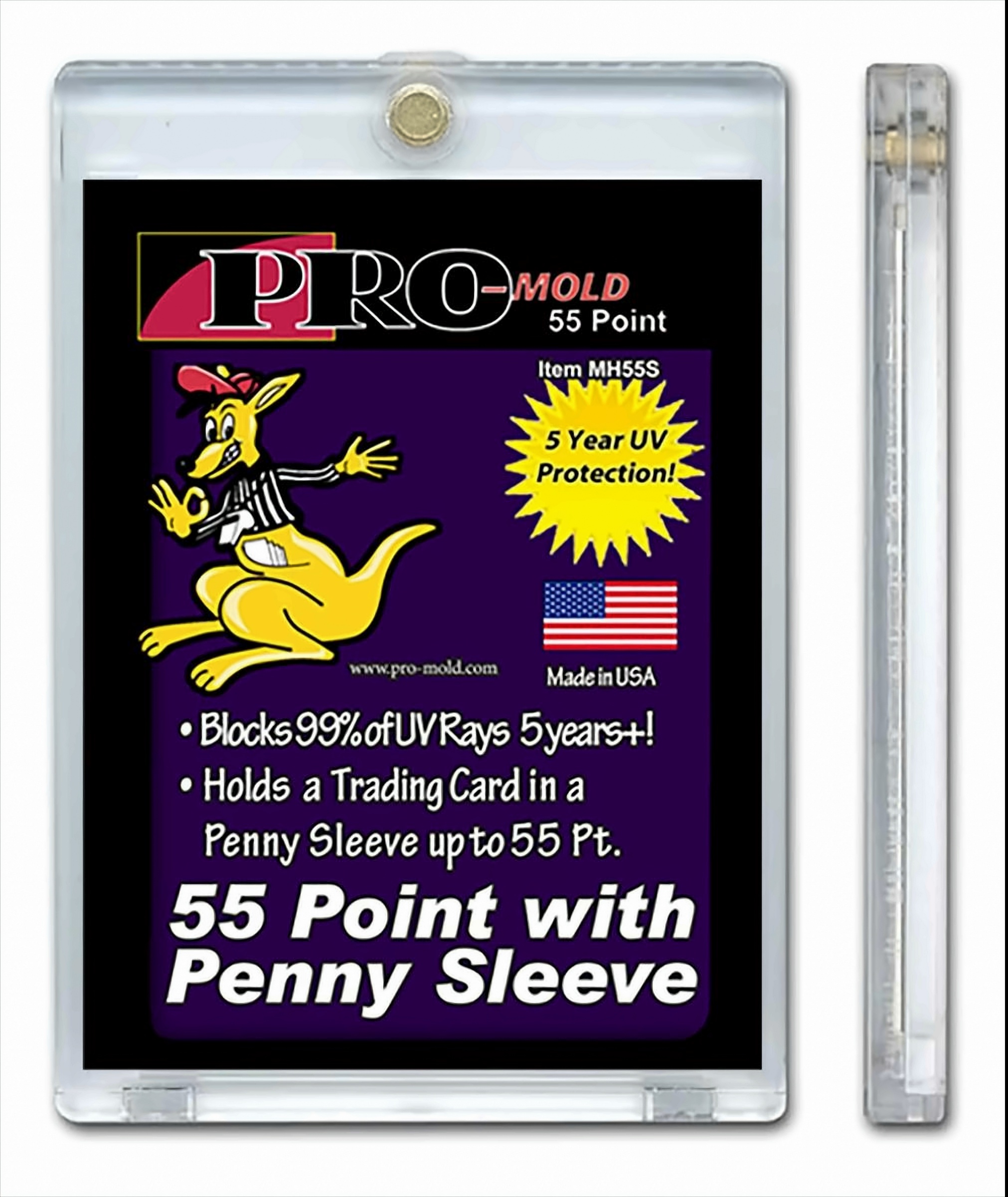 BCW PRO-MOLD Sleeved Magnetic Card Holder 55pt