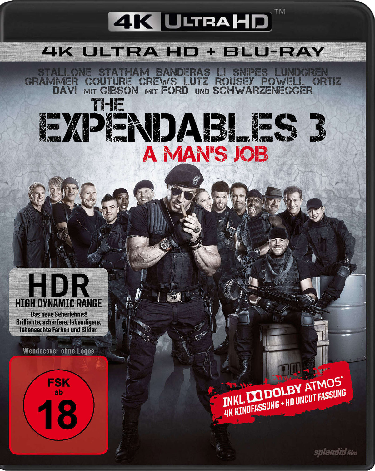 The Expendables 3 - Uncut (4K Ultra HD) (+ Blu-ray)