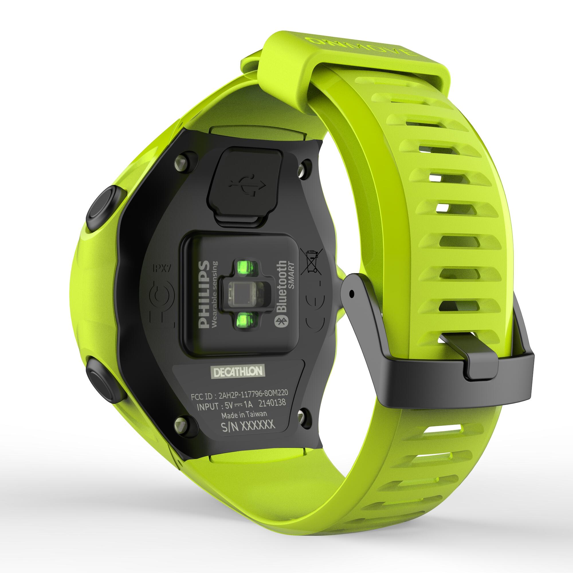 Uhrenarmband GPS Uhr ONmove 500 Running grün