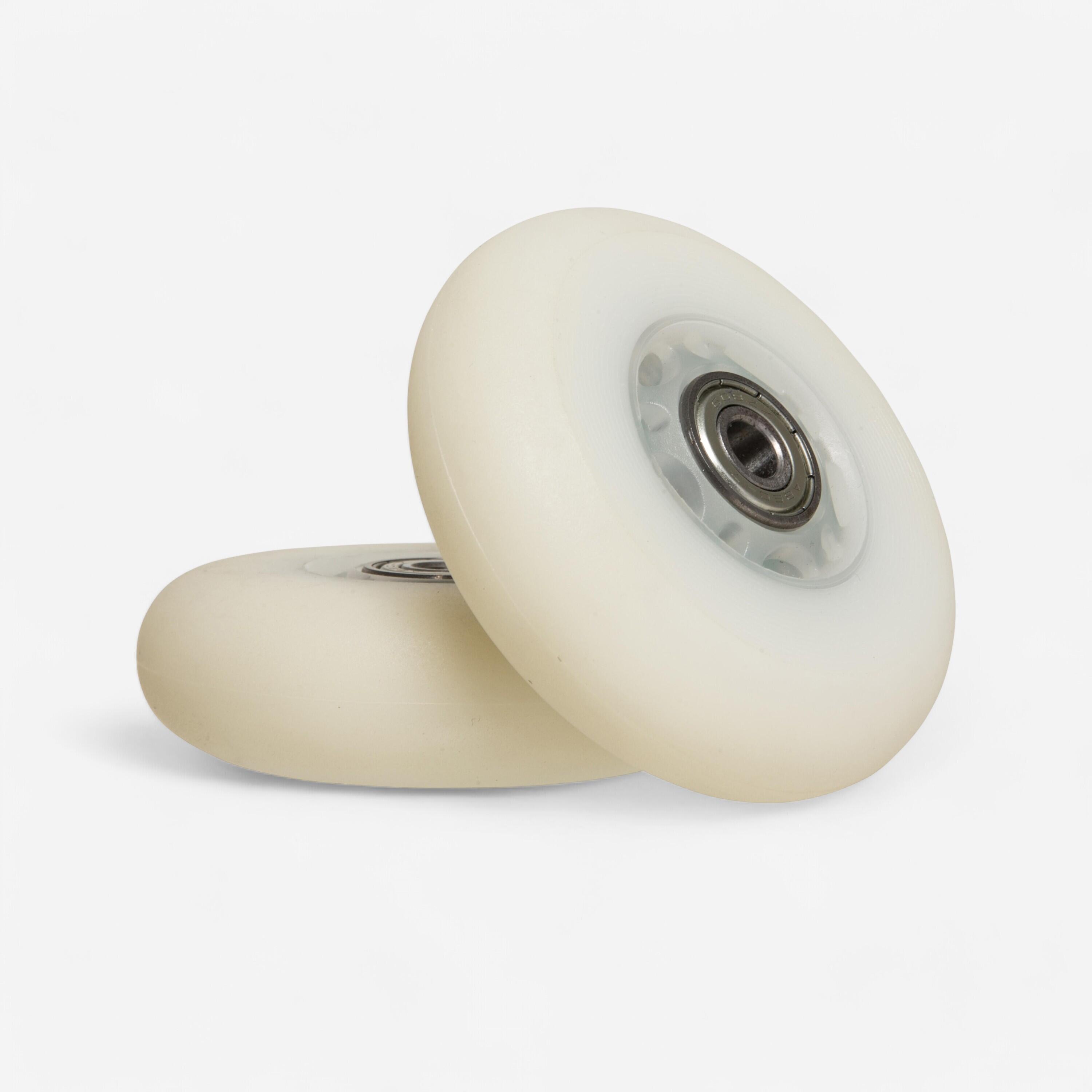 Leuchtrollen Inline Skates 76 mm 82A mit Kugellagern leuchtend 2er-Set