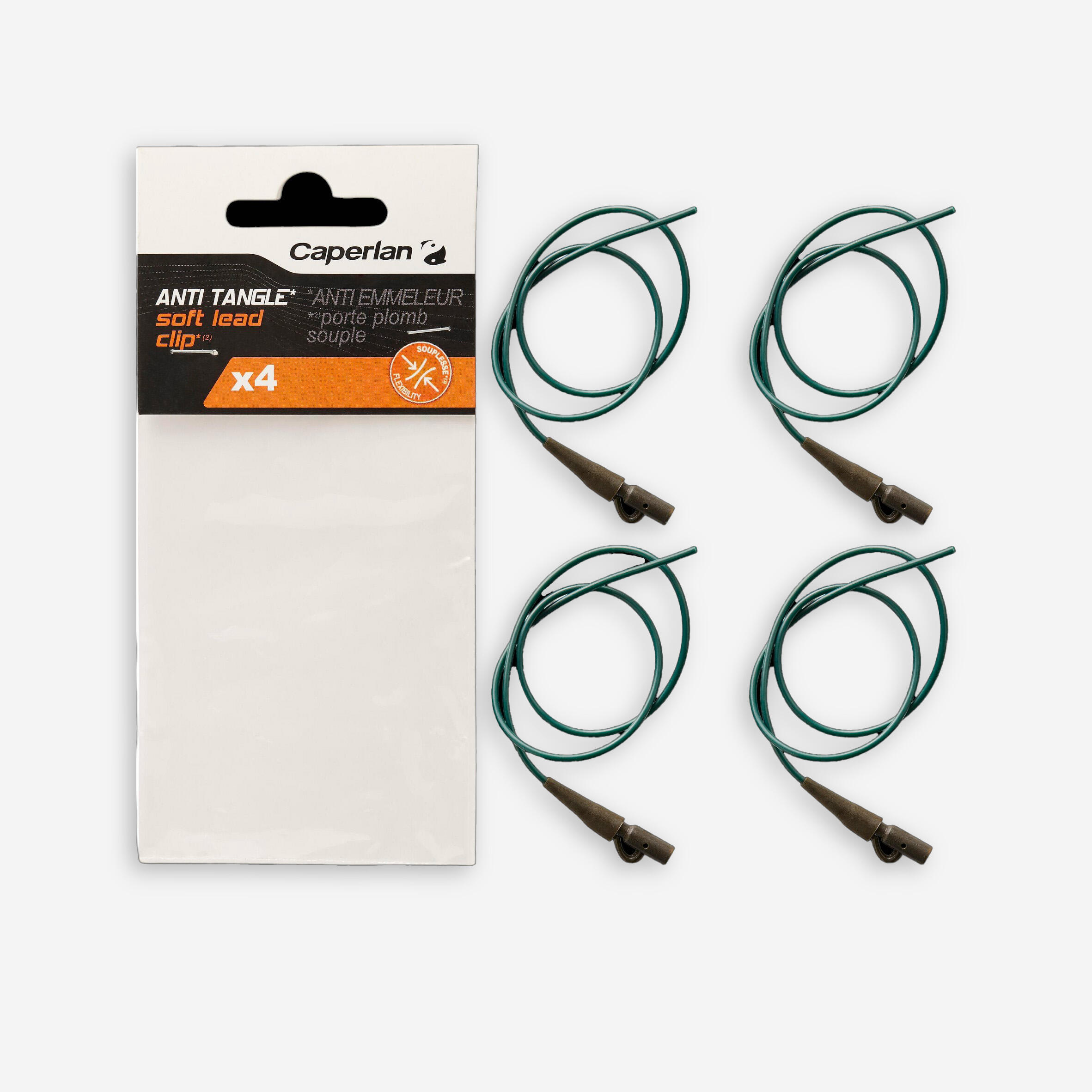 Angelzubehör Anti-Tangle weich und Leadclip Karpfenangeln