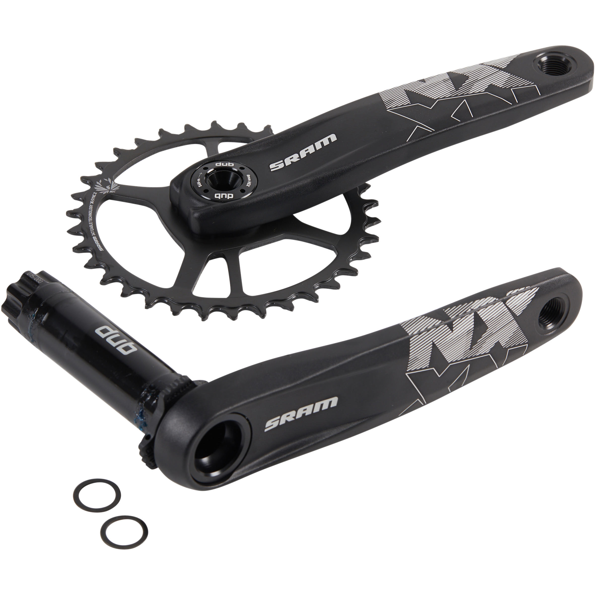 Kurbelgarnitur MTB SRAM NX EAGLE DUB™ 34 Zähne 170 mm