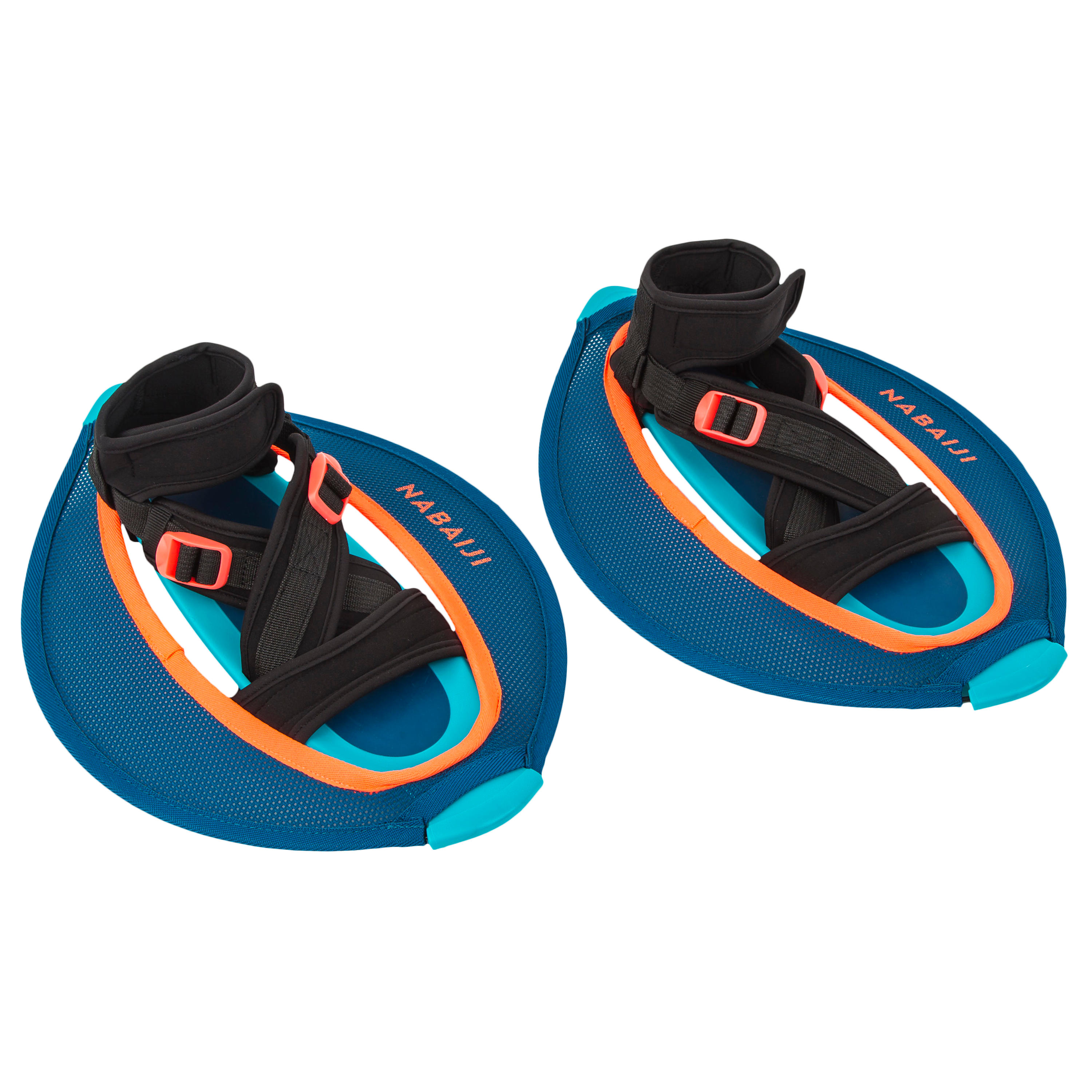 Aquafitness-Hanteln Mesh - Pullstep blau/orange