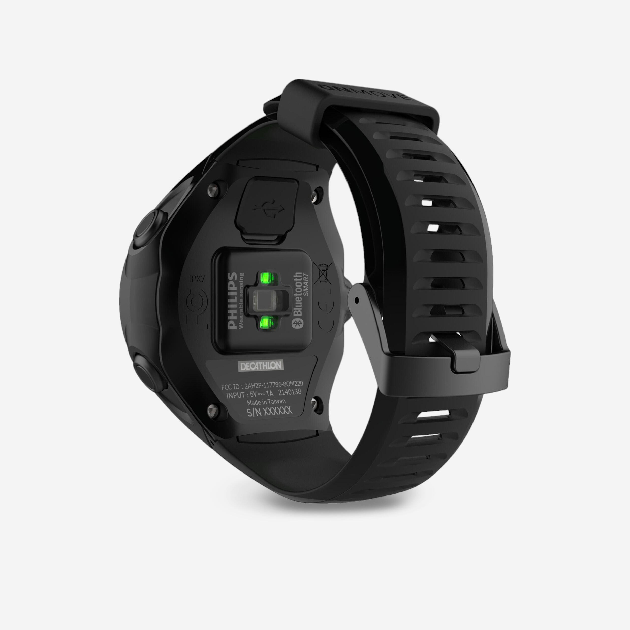 Uhrenarmband GPS Uhr ONmove 500 Running schwarz