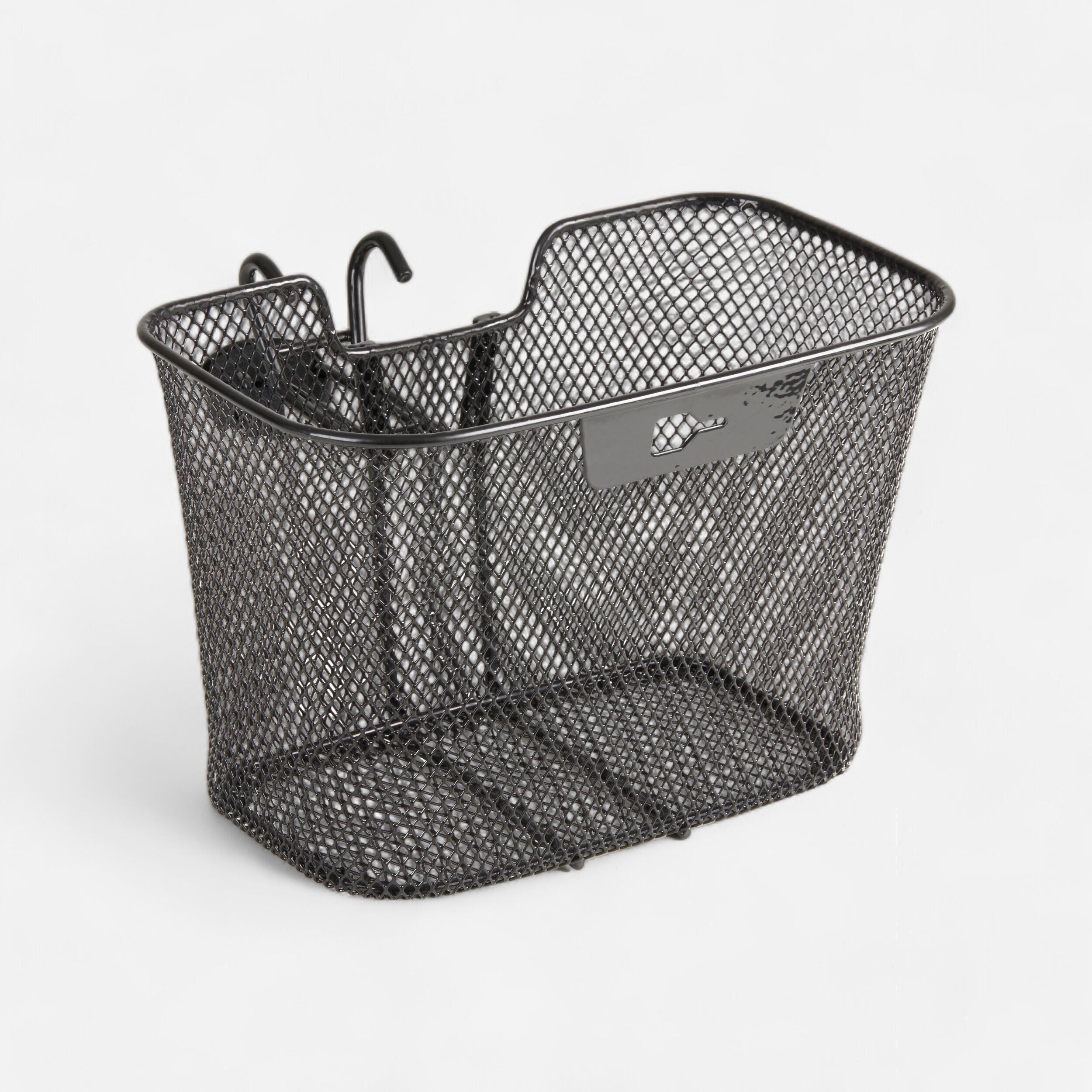 Fahrradkorb vorne für Kinderfahrrad in 20/24 Zoll abnehmbar schwarz