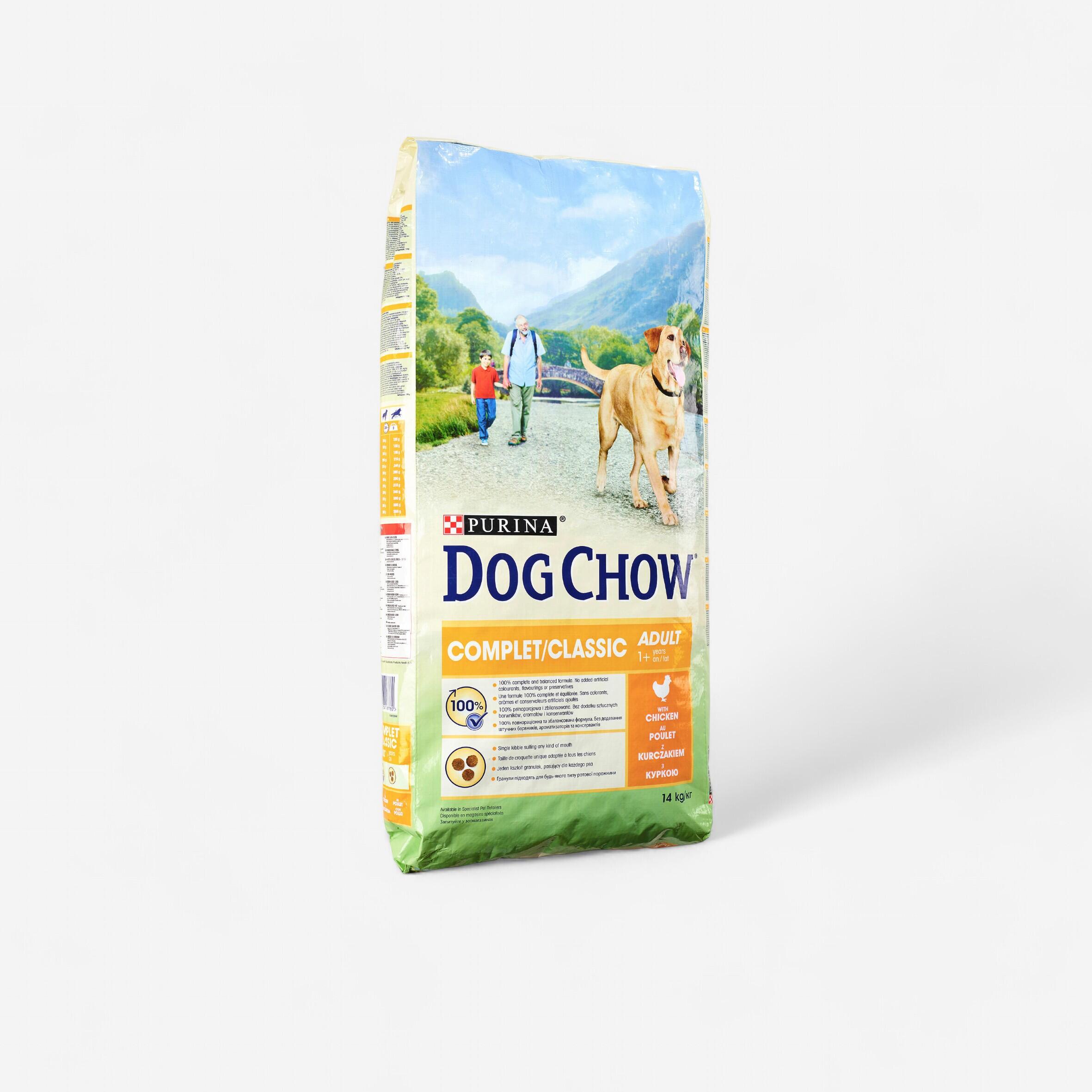 Hundefutter ADULT COMPLET/CLASSIC HUHN DOG CHOW 14 KG
