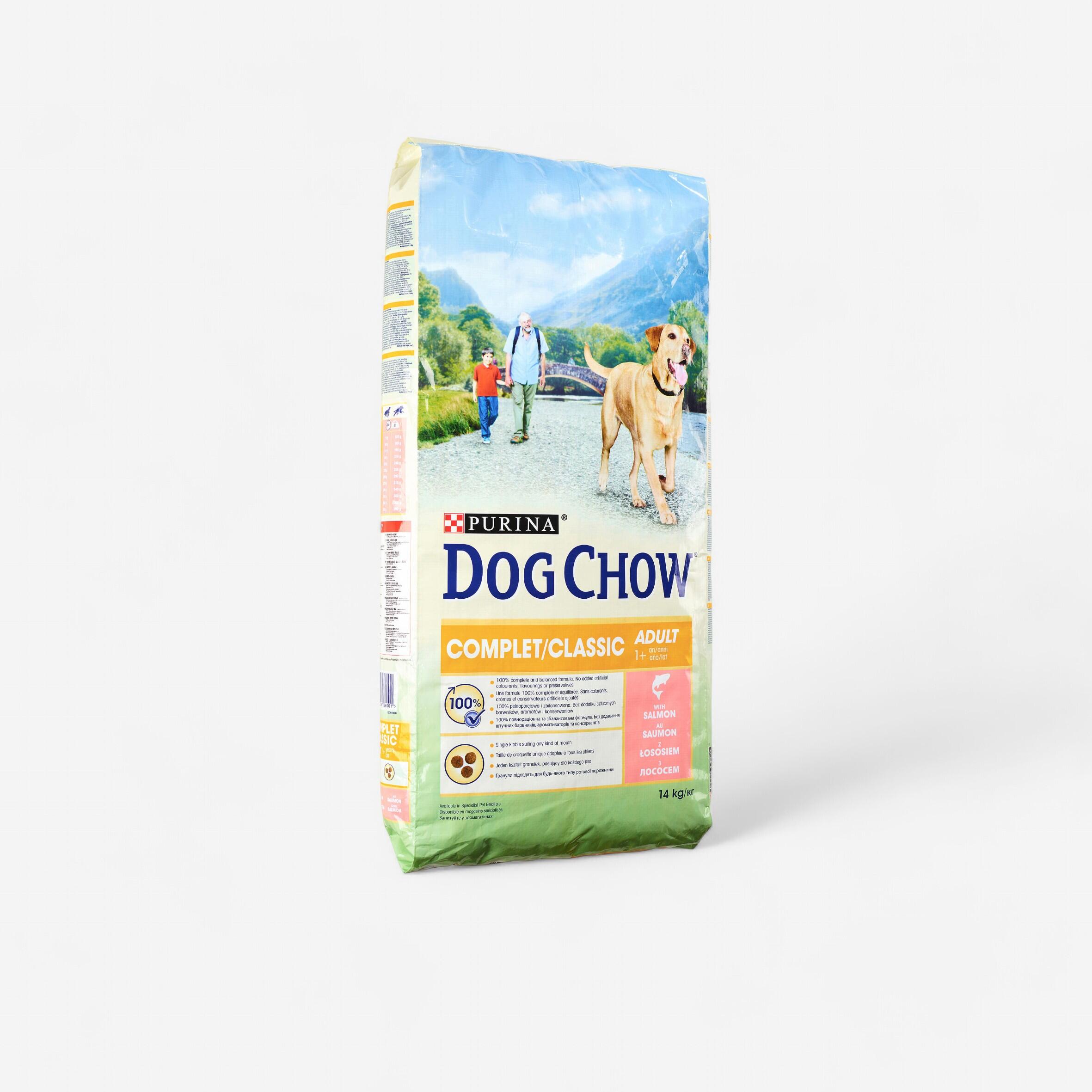 Hundefutter ADULT COMPLETE/CLASSIC LACHS DOG CHOW 14 KG