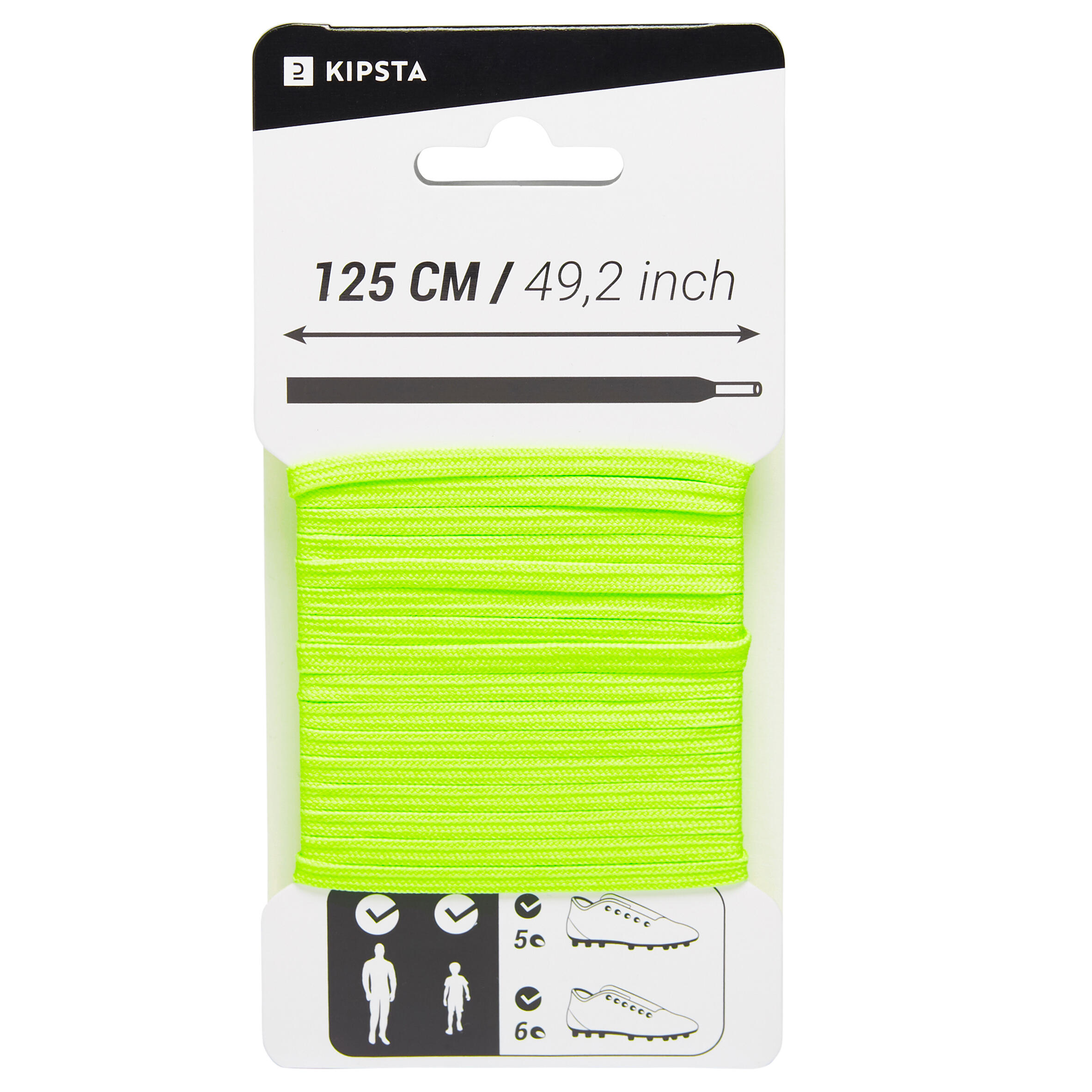 Fussball Schnürsenkel neongelb