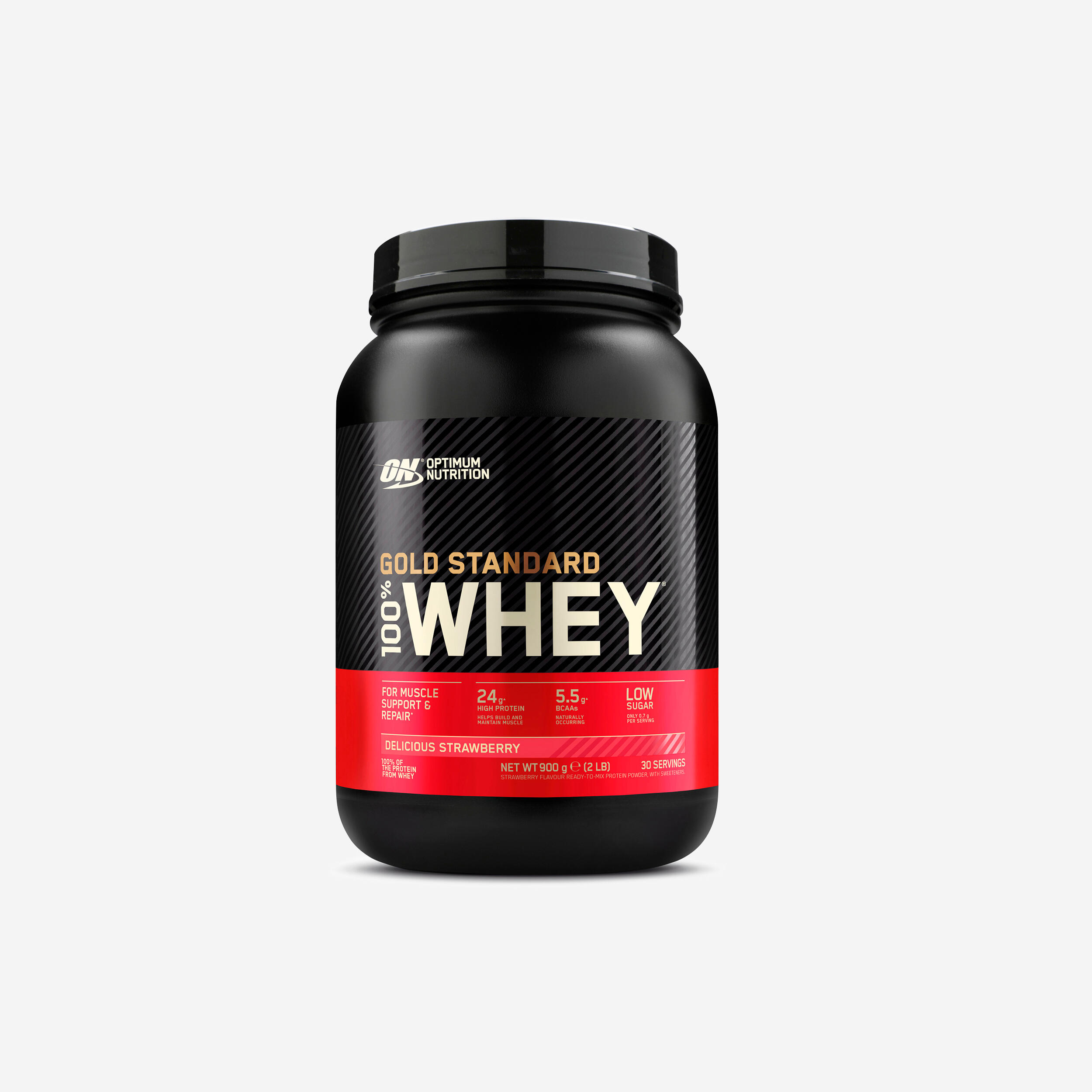 Proteinpulver Erdbeere 908 g - Whey Gold Standard