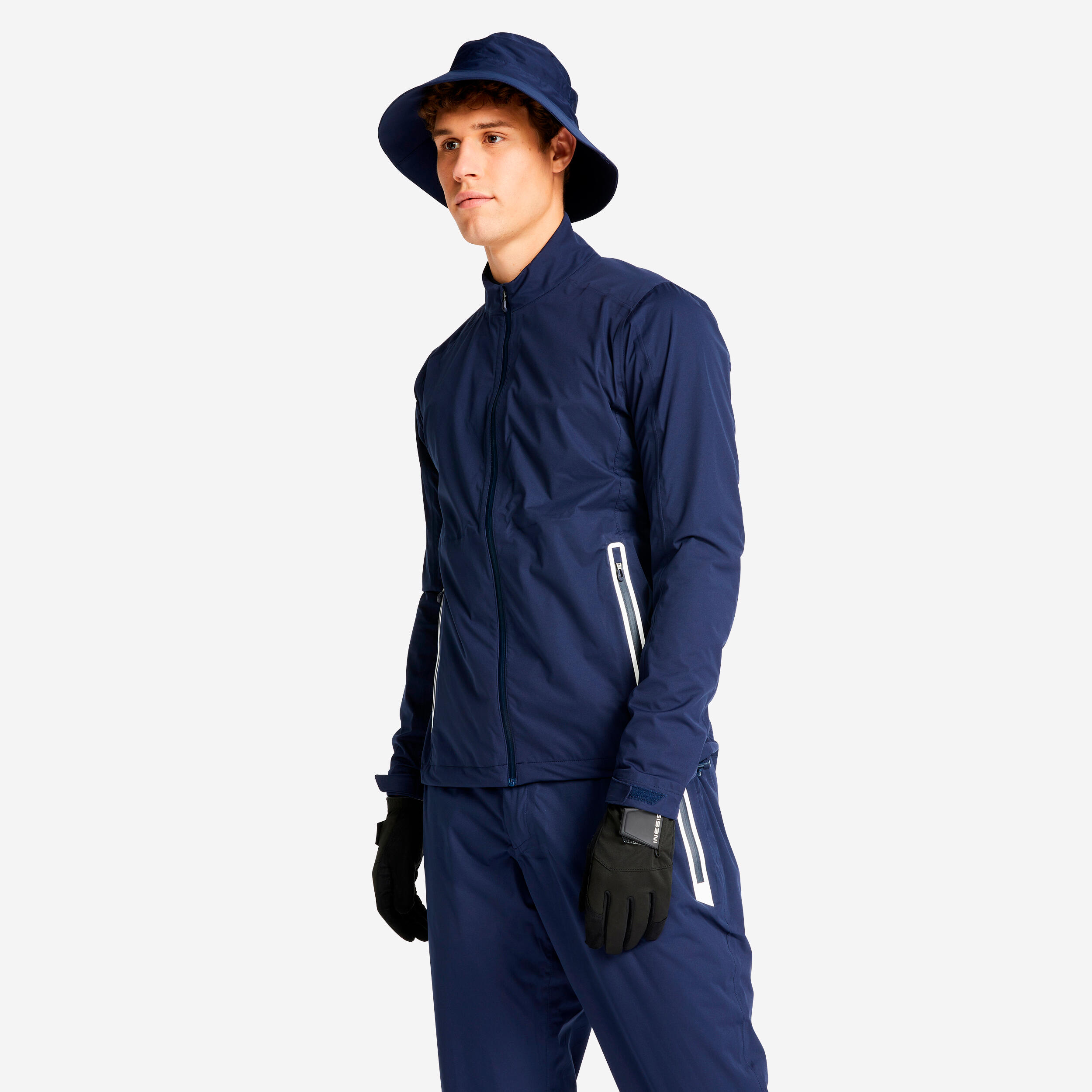 Herren Golf Regenjacke wasserdicht - RW500 marineblau