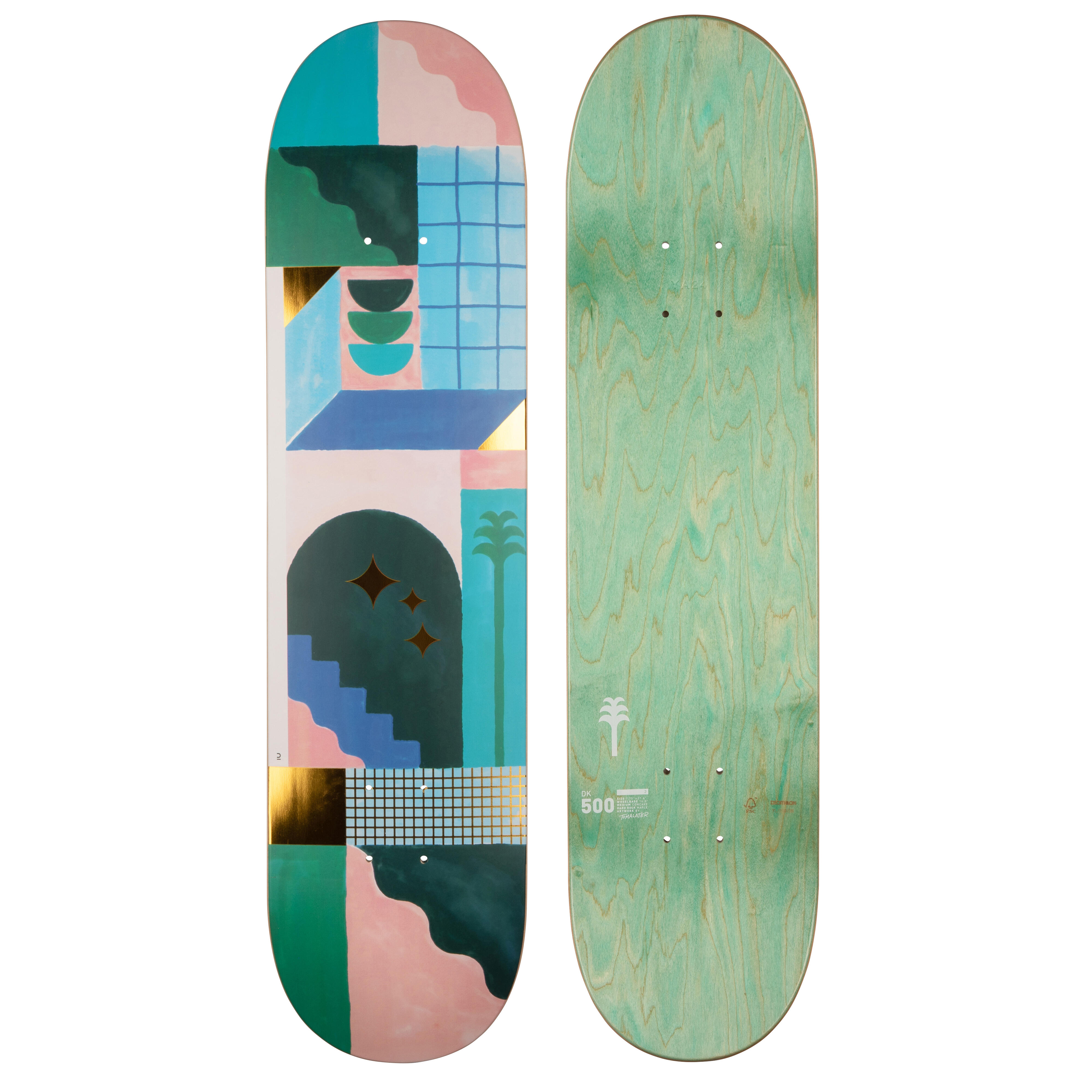 Skateboard Deck aus Ahornholz DK500 Popsicle Grösse 7,75' Graphik von @Tomalater