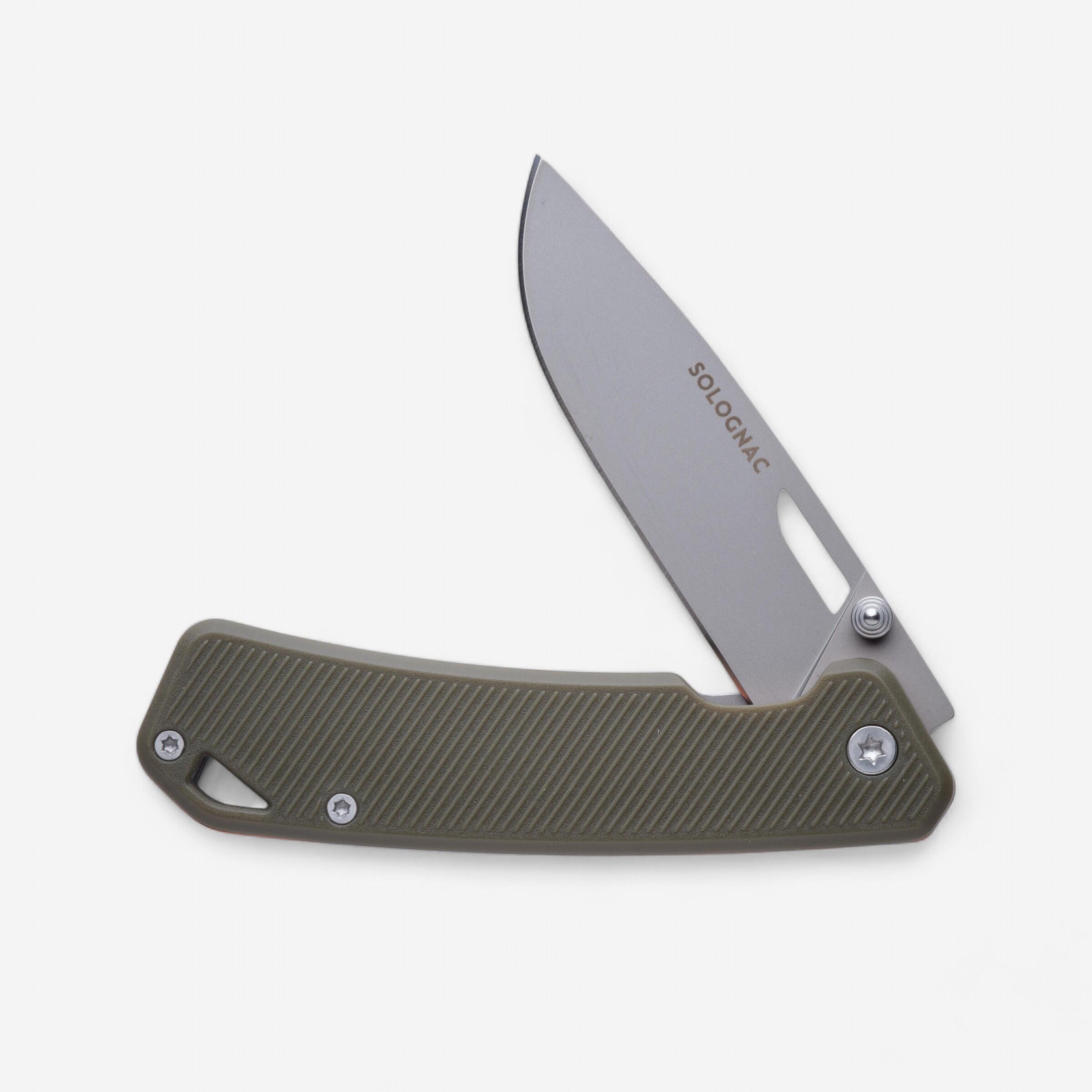 Jagd-Klappmesser 7,5 cm AXIS 75 GRIP V2 khaki