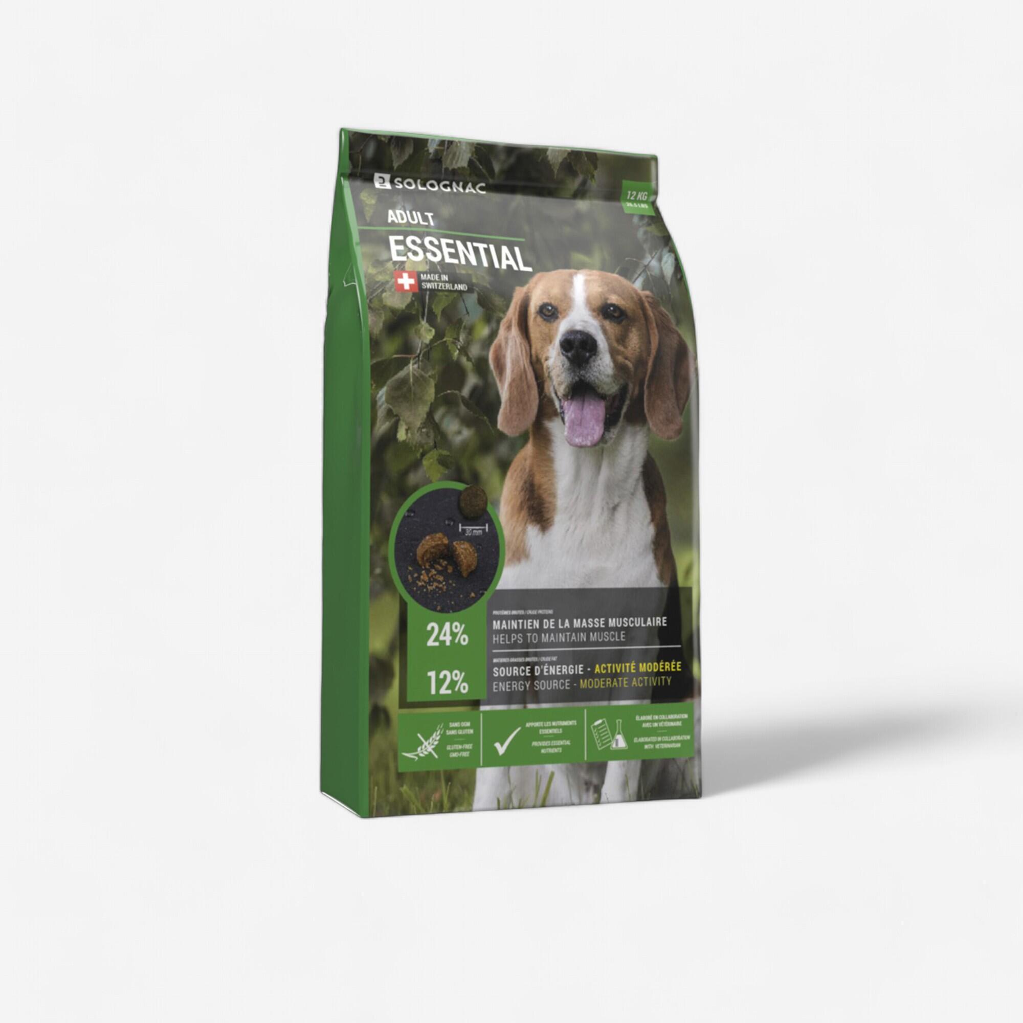 Hunde-Trockenfutter in Krokettenform Adult Essential 12 kg