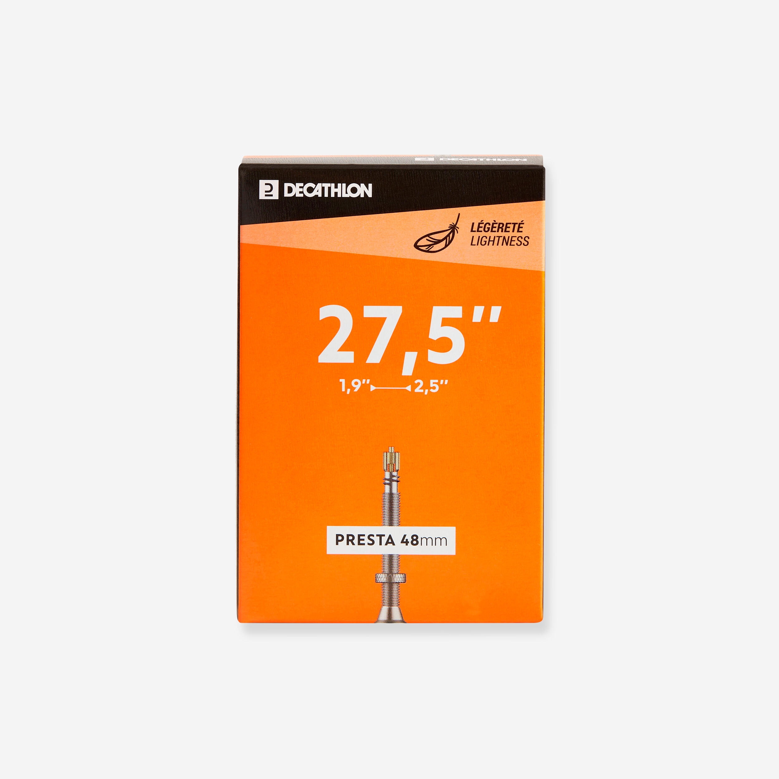 Fahrradschlauch MTB 27,5×1,9‒2,5 Presta 48 light