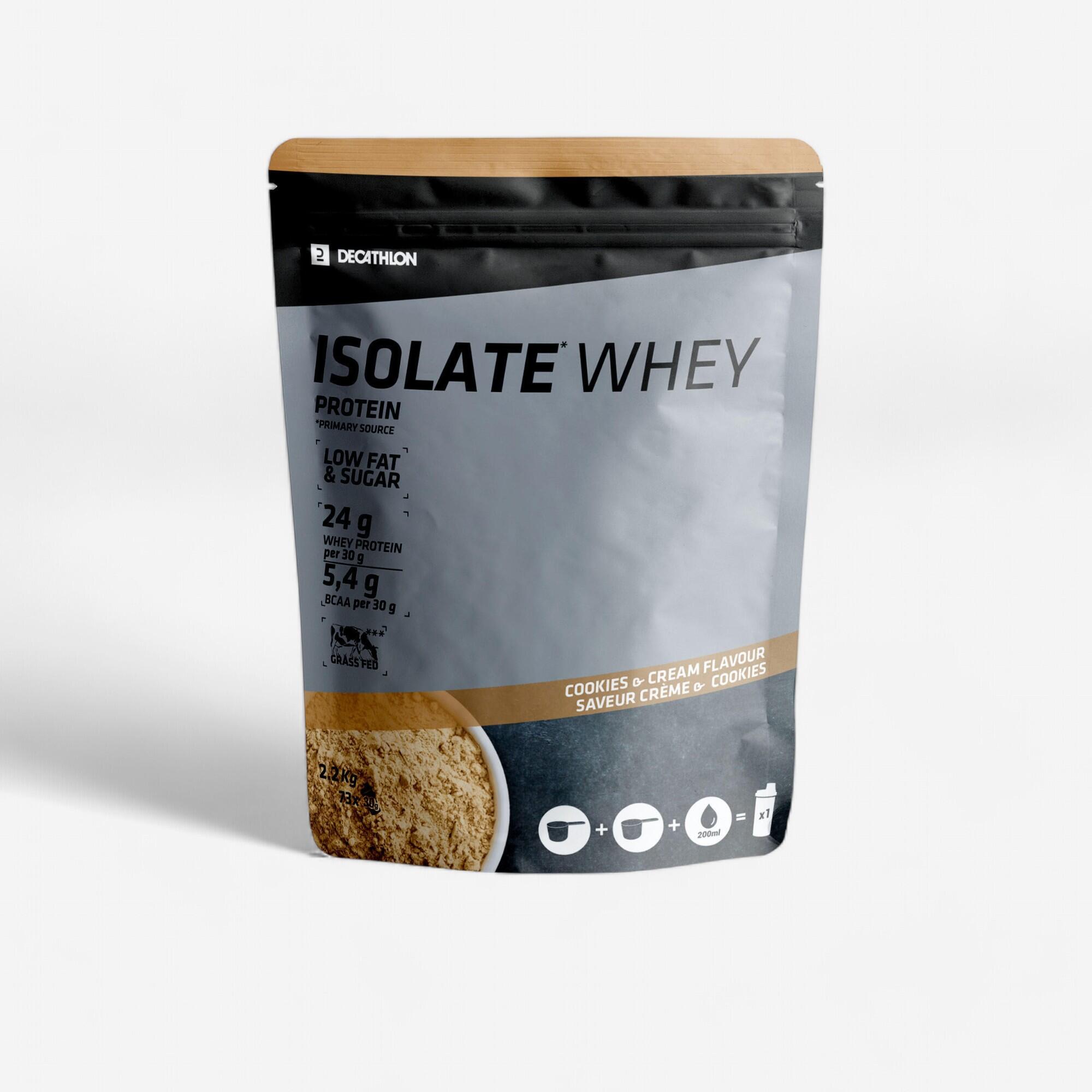 Proteinpulver Whey Isolate Cookies & Cream 2,2 kg