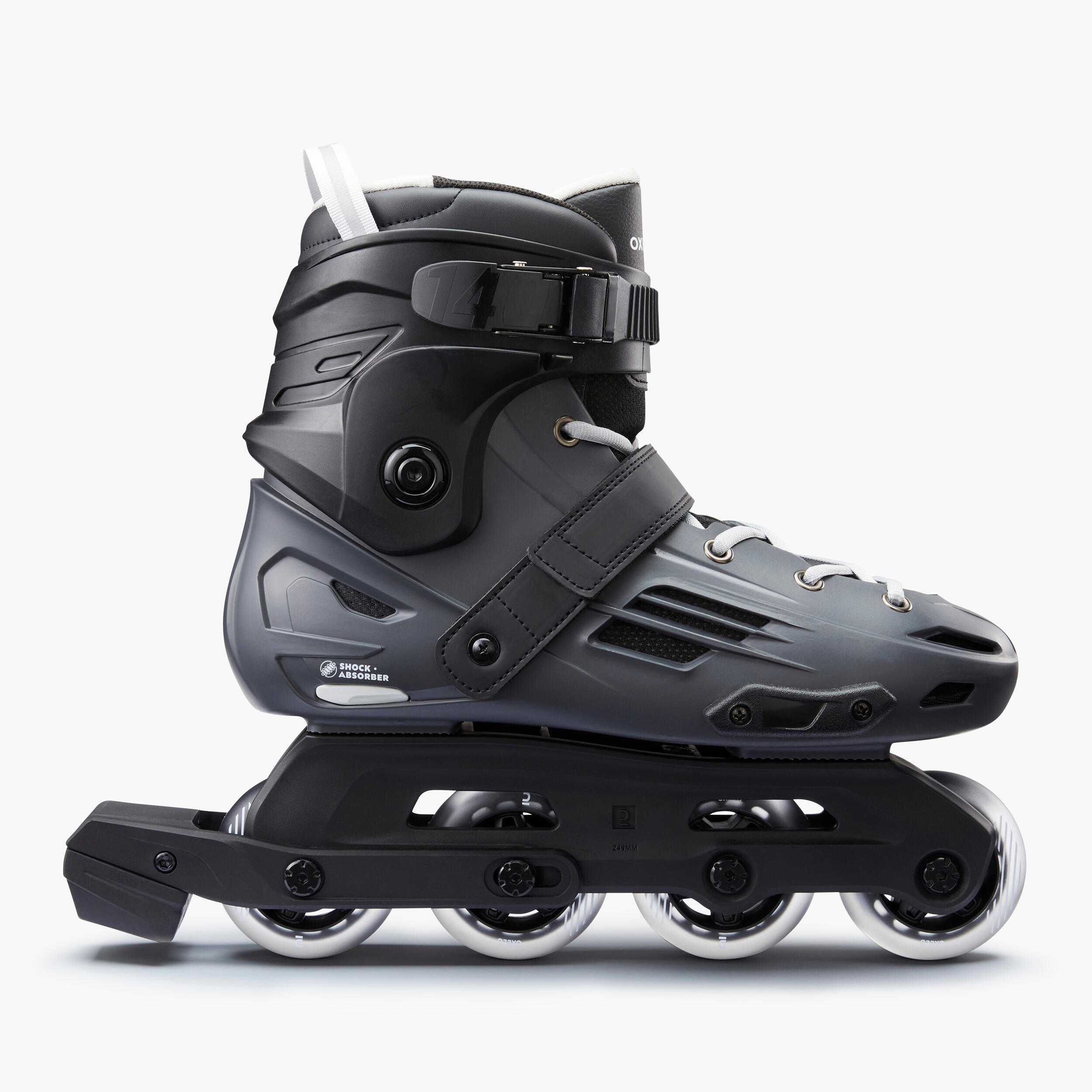 Inline Skates Inliner Damen/Herren - MF140 Hartschale grau