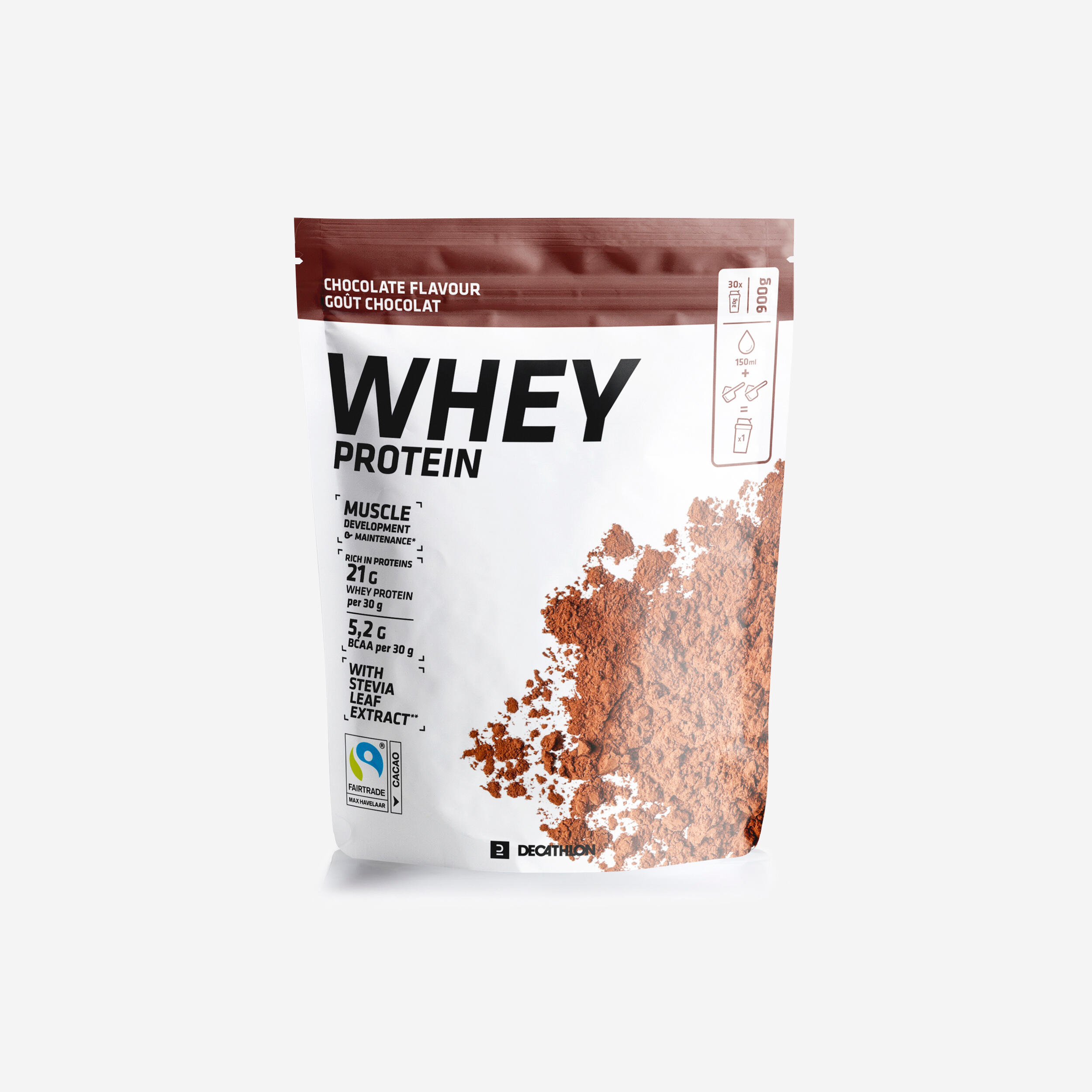 Getränkepulver Whey Protein Schokolade 900 g