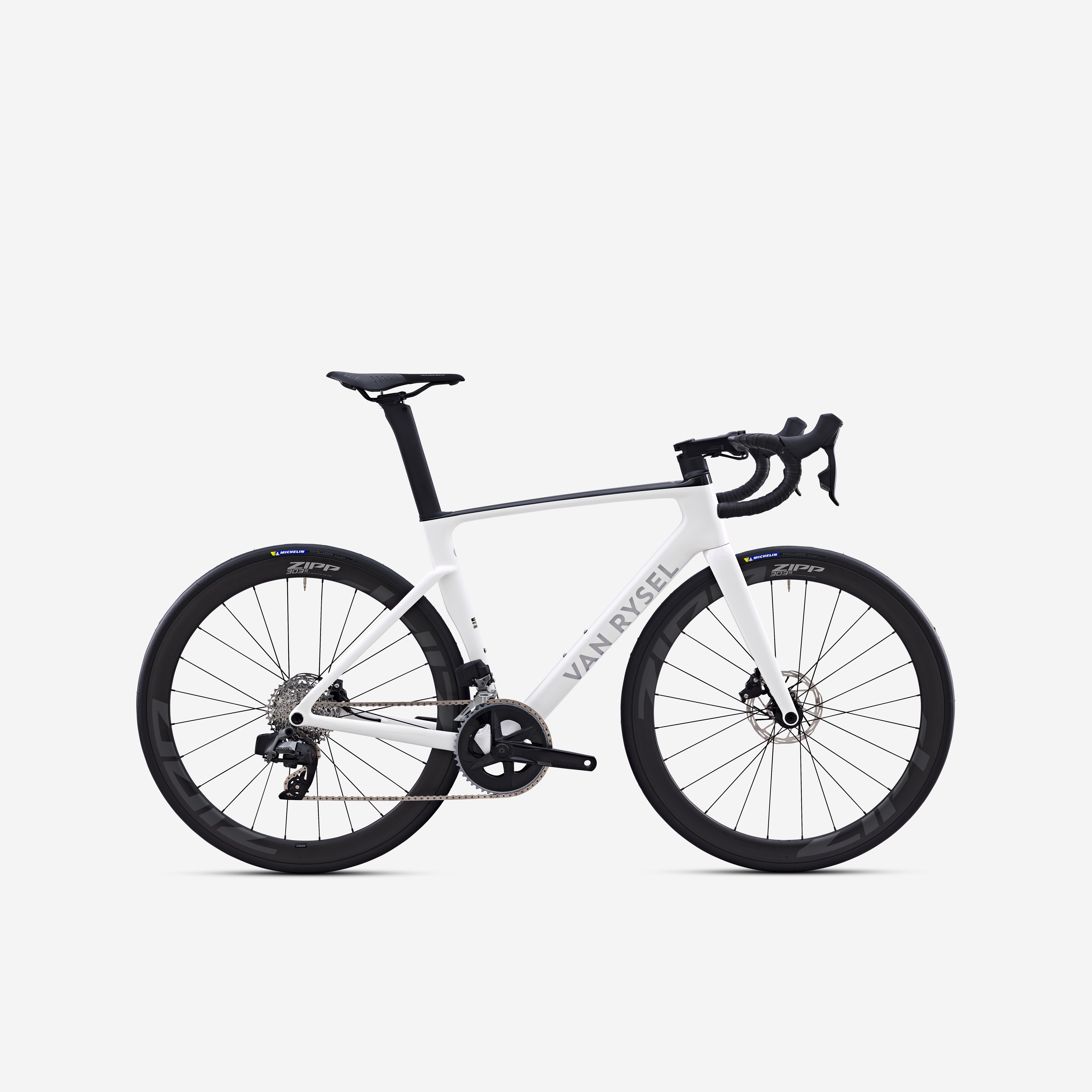 Rennrad Race RCR-R CF SRAM Rival AXS Powermeter weiß